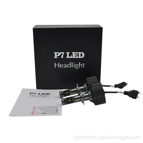 2x H7 60W 8400LM Led Car Headlight Conversion Kit Driving Fog Lamp Bulb DRL 6000K Car Light Sourcing D25 Single Beam